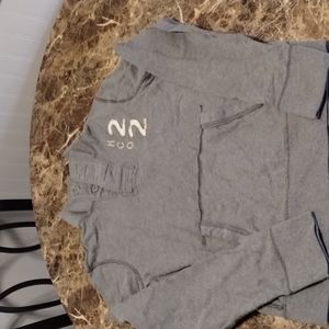 Hollister gray long sleeve shirt